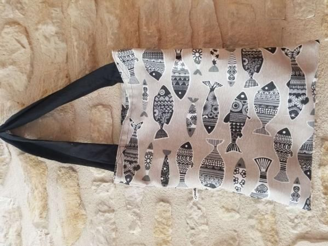 Tote bag Poisson