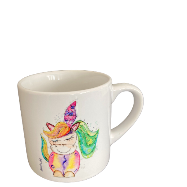 Keramiktasse "Einhorn"