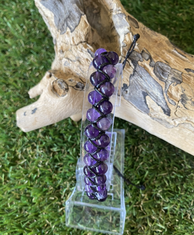 Shamballa double Améthyste 