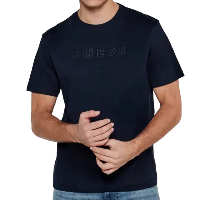 T-SHIRT GUESS Bleu marine M4BI81K8FQ4-A71W