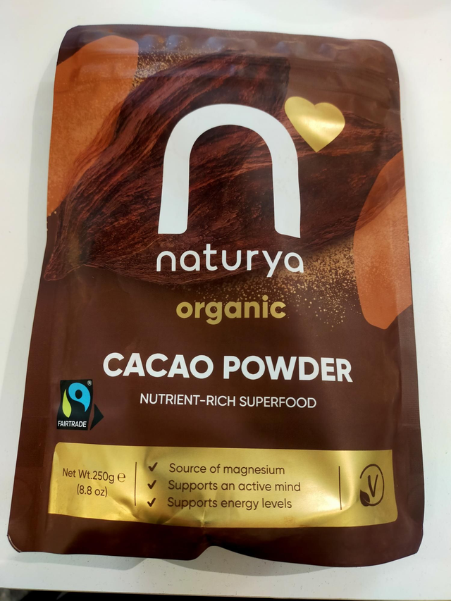 Naturya Organic Cacao Powder 250g nty30