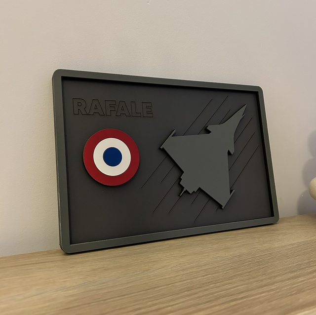 Déco 3D en bois Rafale