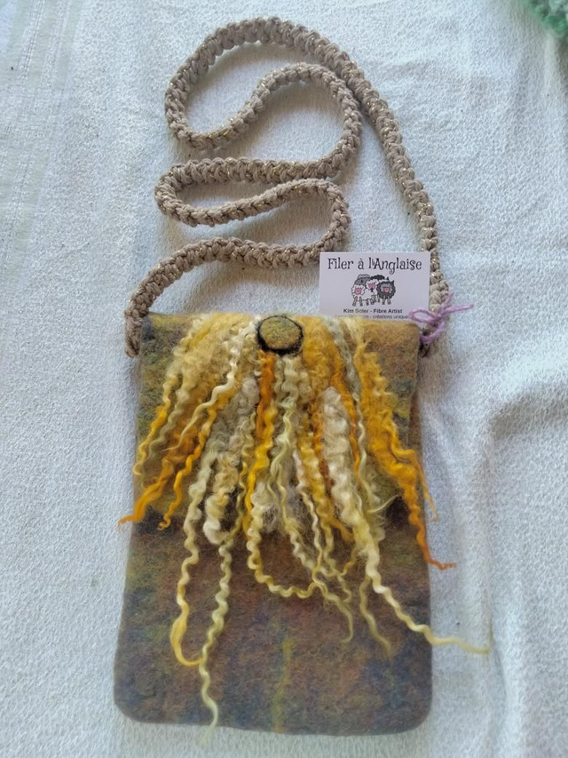 Sac enveloppe feutré main FEU0716