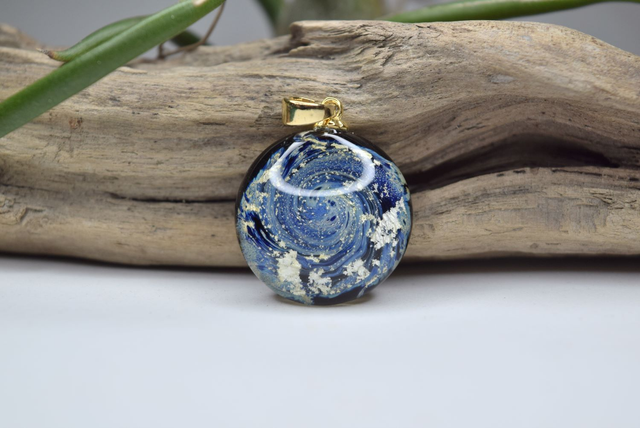 PENDENTIF GALAXIE MONTURE OR N°20