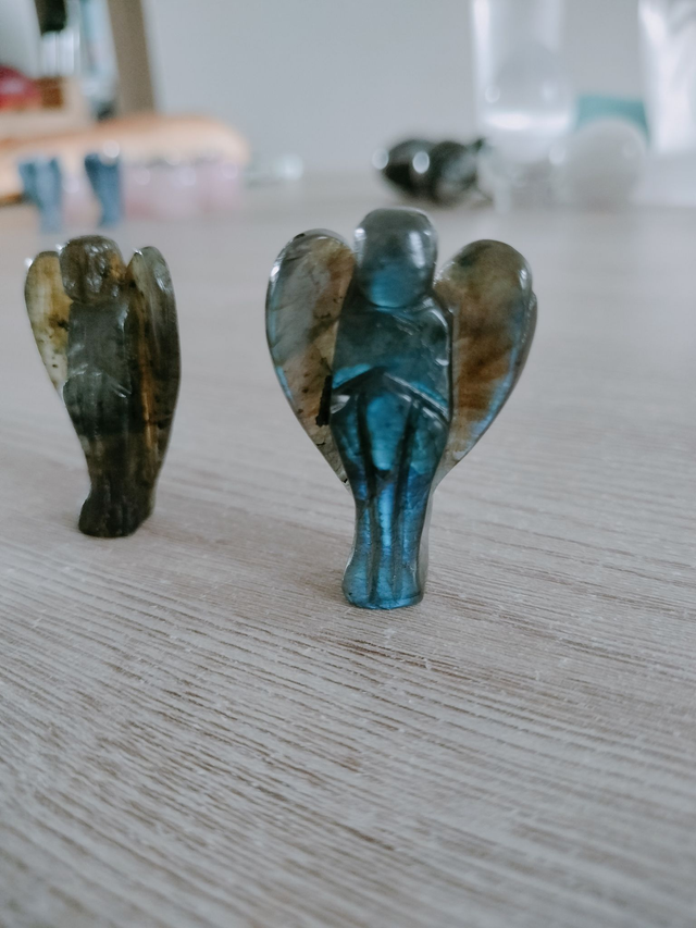 Ange en labradorite Excellente qualité AA+