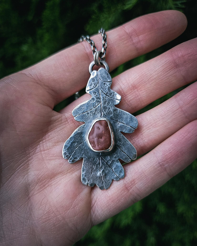 Pendentif Feuille de chêne