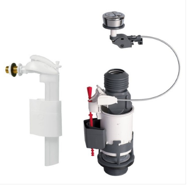 Mécanisme WC Wirquin à Câble Double Poussoir 10717746