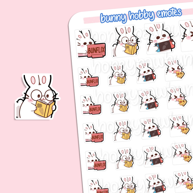 Hasen Hobby Emotes Sticker Sheet - ST2322