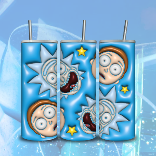 Tumbler 3D Rick &amp; Morty