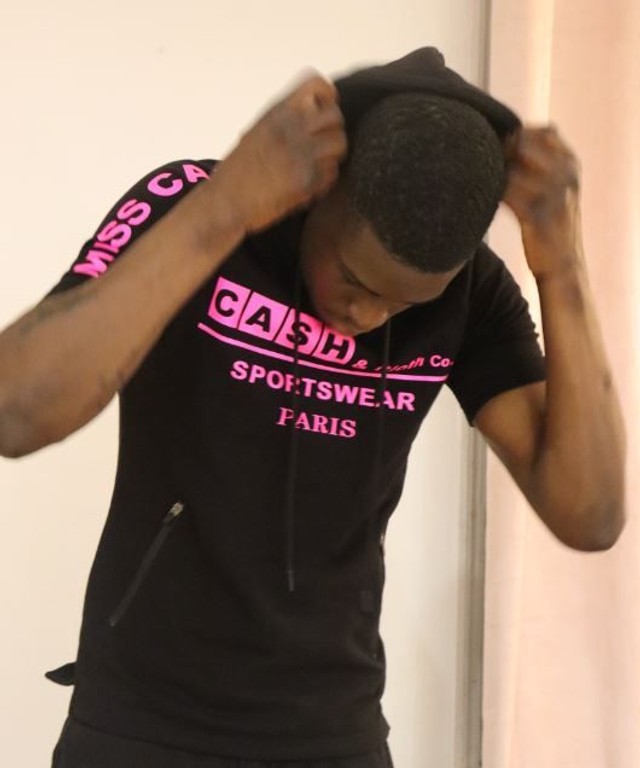 Short Sleeve SIGNATURE HOODIE (4 Patch) | PINK MISS CA$H SIGNATURE
