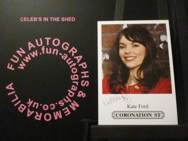 Kate Ford (Tracy Barlow) Original Coronation Street Pre-Print Cast Card