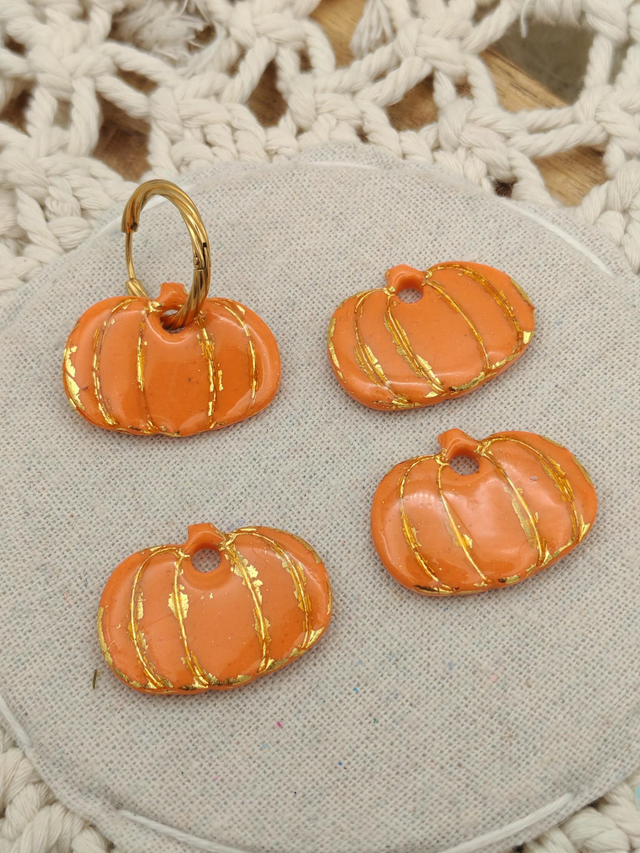 Citrouilles orange doré