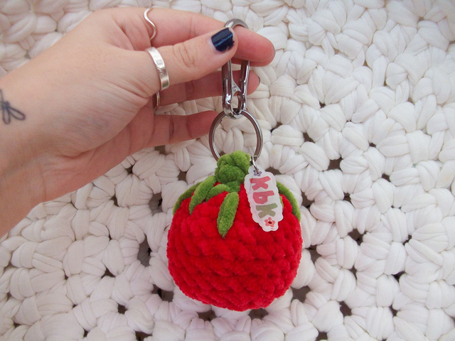 Tomato Bag Charm