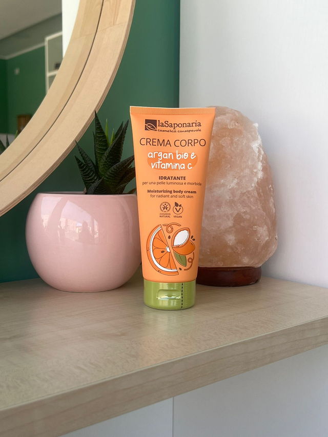 Crema Corpo Idratante – Argan Bio e Vitamina C di La Saponaria (200 ml)