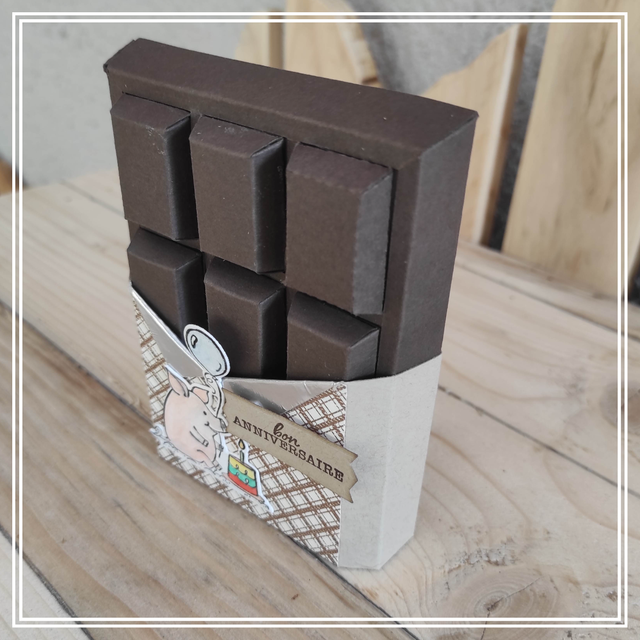 Boite tablette chocolat Médium