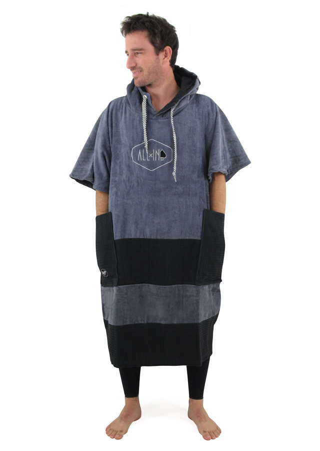All In Changing Robe Charcoal and Black