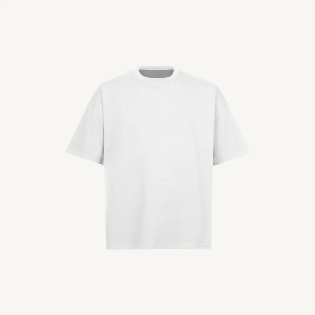 T-shirt white oversize unisex