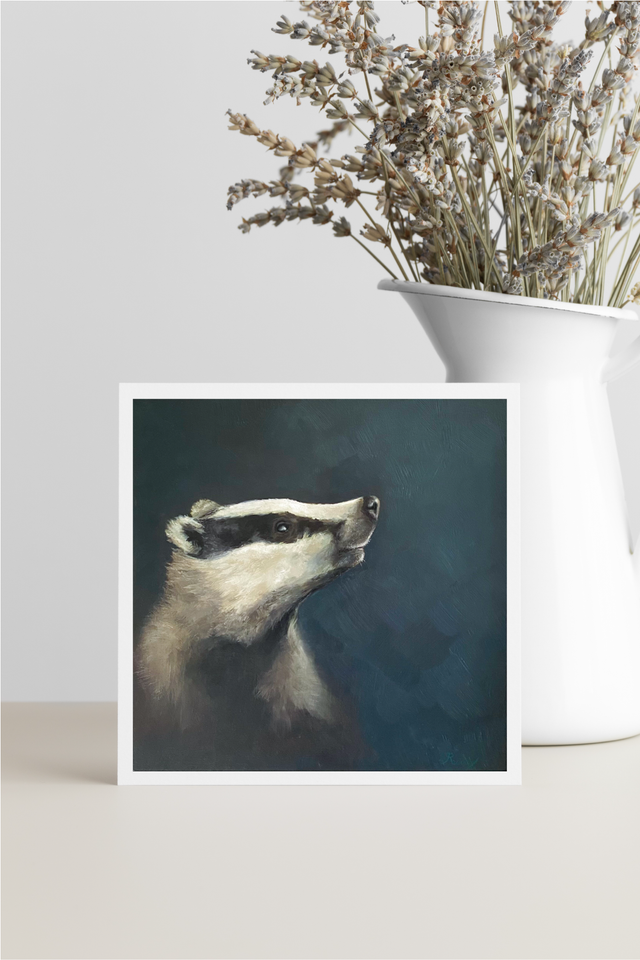 Brock Portrait of a Badger 