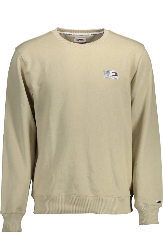 TOMMY HILFIGER FELPA SENZA ZIP UOMO BEIGE