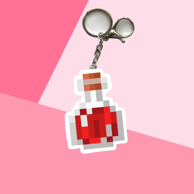 MINECRAFT keychain - Potion