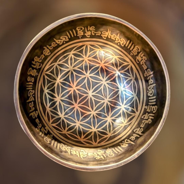 Bol tibétain &quot;Fleur de vie&quot;