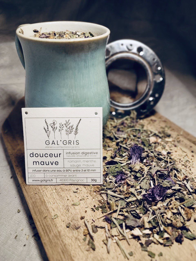 Coffret Infusion Douceur Mauve