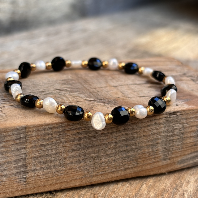 Bracelet Pastille Onyx