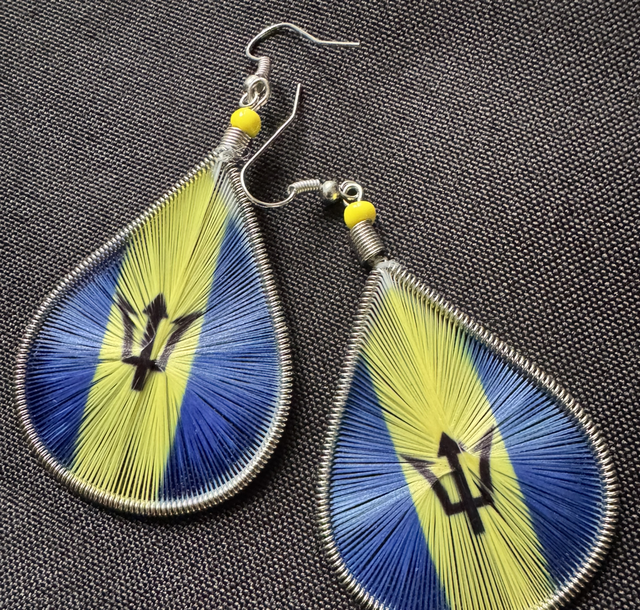 Baby Bajan Flag Earrings 