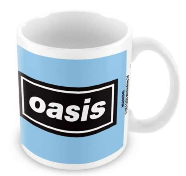 OASIS (LOGO BLUE) WHITE POD MUG