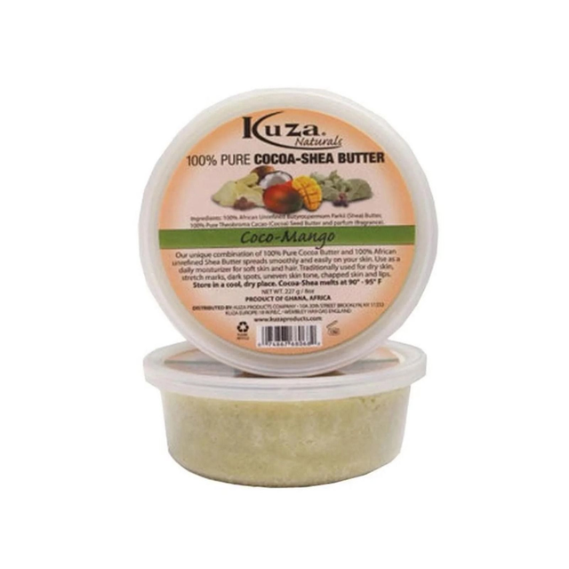 Kuza 100% Pure Cocoa Shea Butter Coco-Mango 8oz