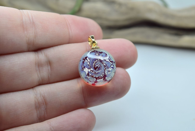 PENDENTIF GALAXIE MONTURE OR N°10