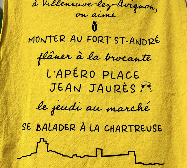 Villeneuve les Avignon : torchon 