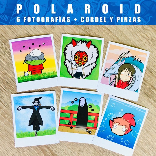 Set polaroid Ghibli