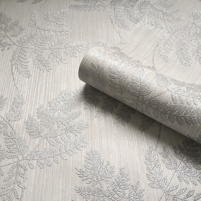 Amara Leaf Soft Silver - Belgravia - 7368