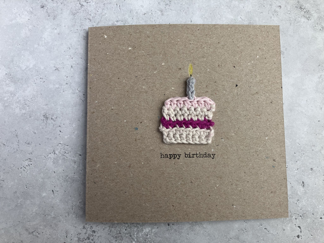 Card - birthday cake