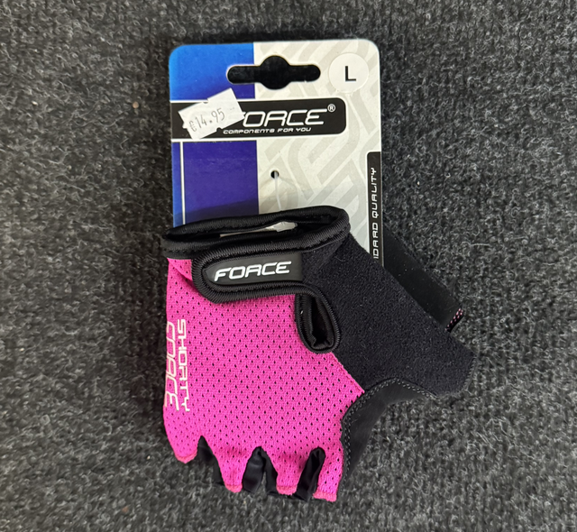 Force Kids Cycling Mitts - Pink 