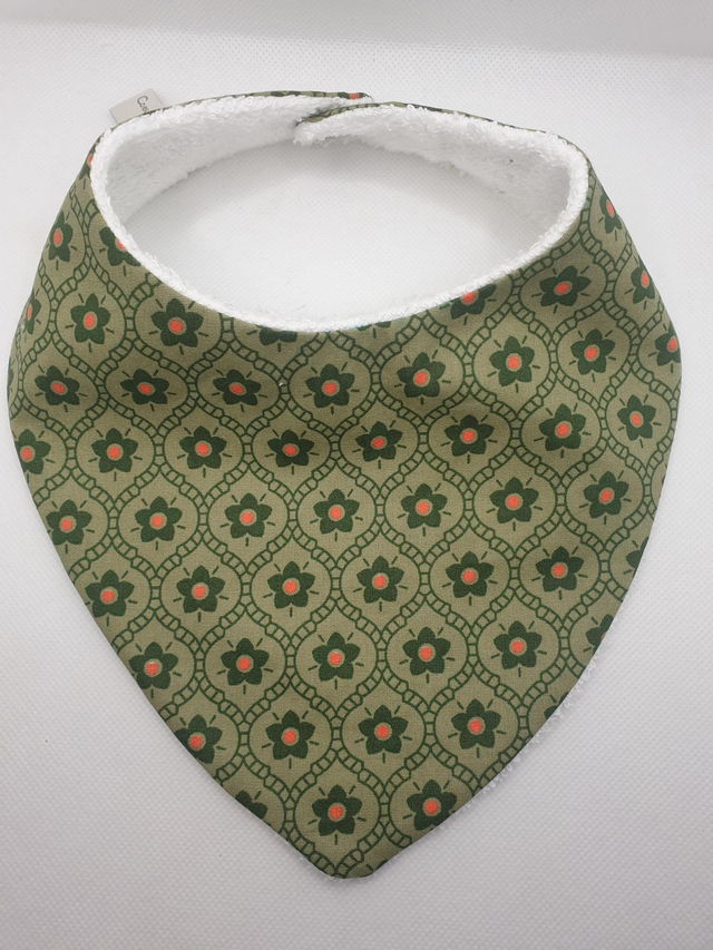 Bavoir bandana "Kaki"