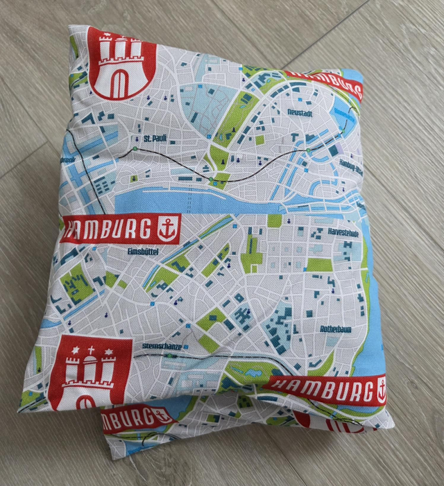 Wohlfühlkissen "mittel" 30x50cm " Hamburg "