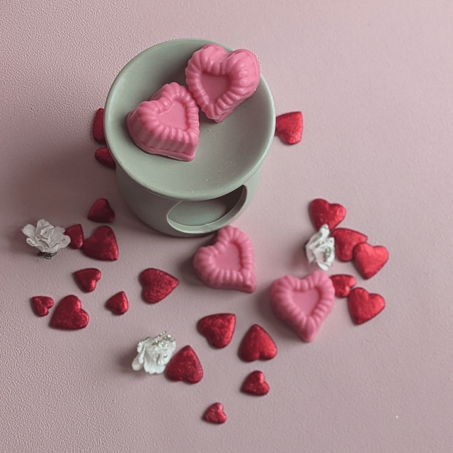 💗 Fondants parfumés cœur – Vanille (64g)