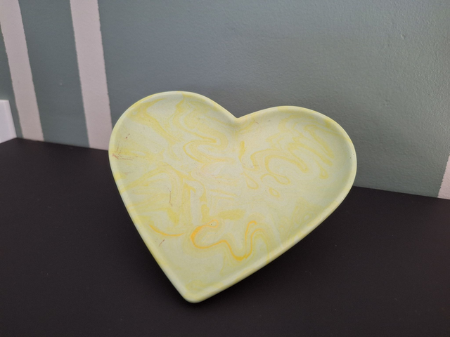 Plat en forme de coeur