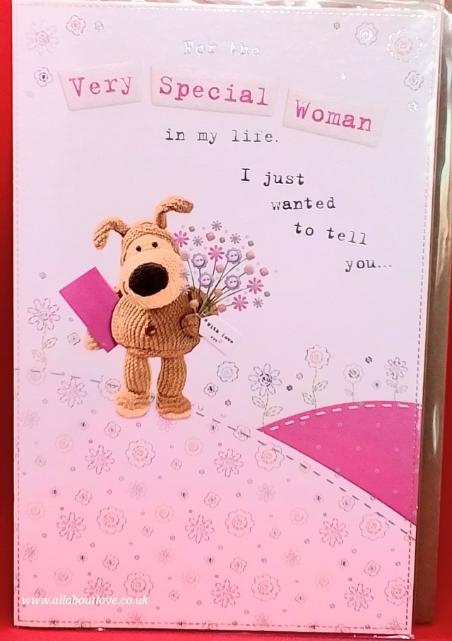 Special Woman Birthday Card Boofle Range 