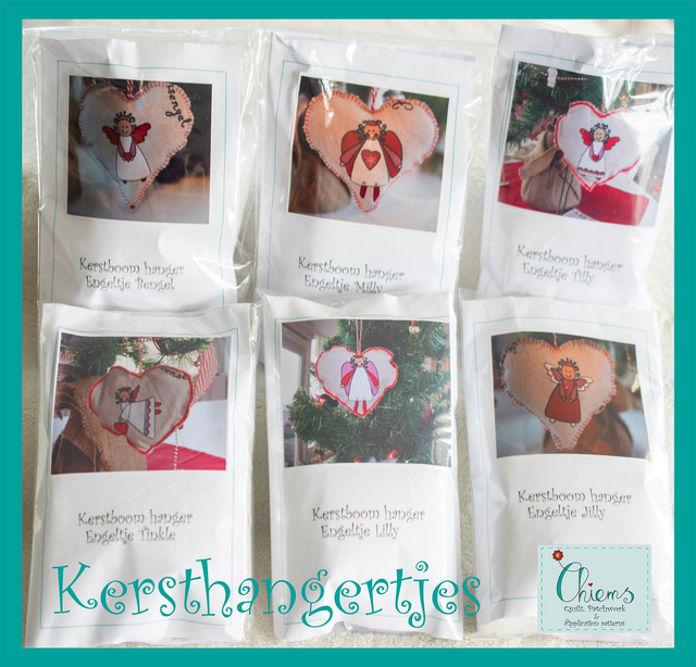 Kerstboom hanger Engeltje (verschillende variaties)