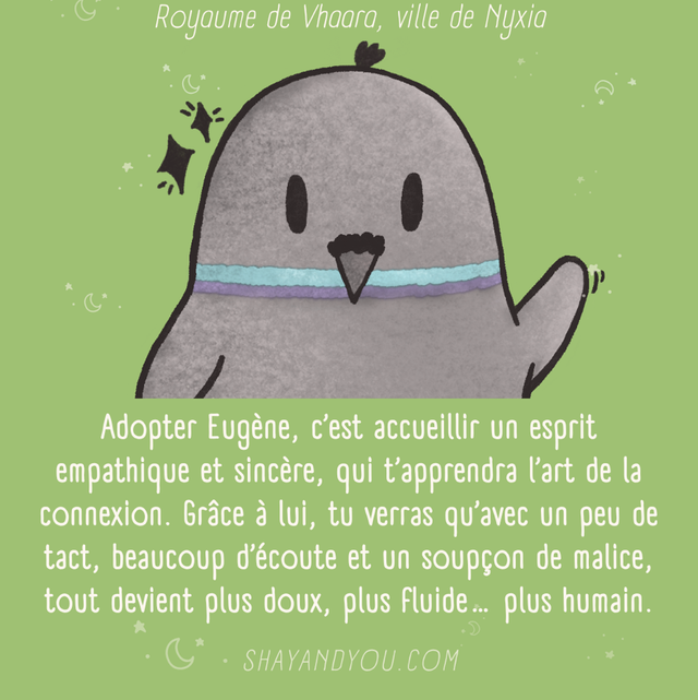 Eugène, le médiateur | Charm pigeon en crochet pour décorer ton sac !