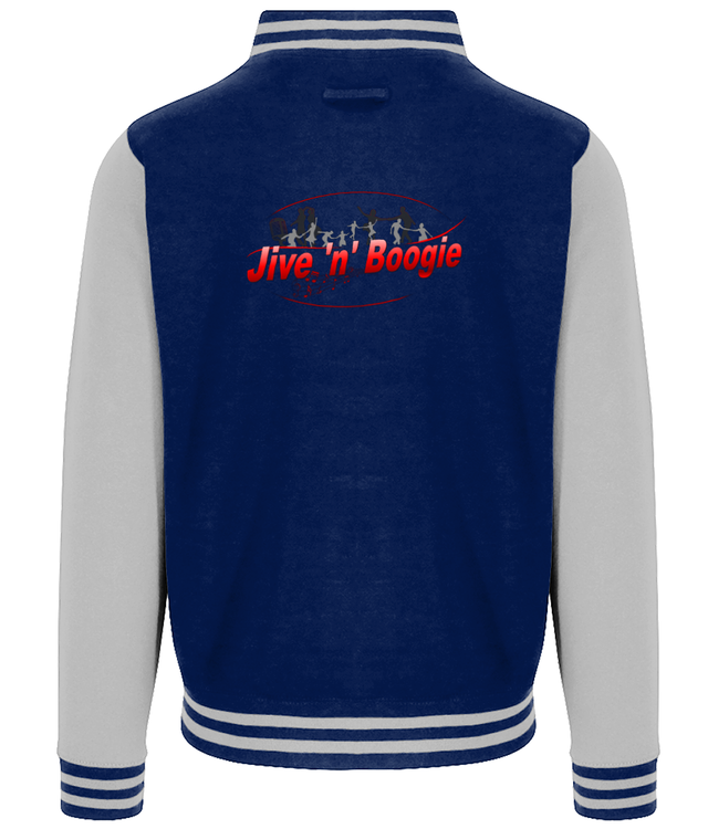 Jive n Boogie Varsity Jacket  Blue/Grey