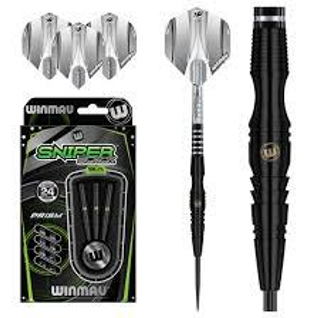 Winmau Sniper Black Edition 90% Tungsten Darts (1505)