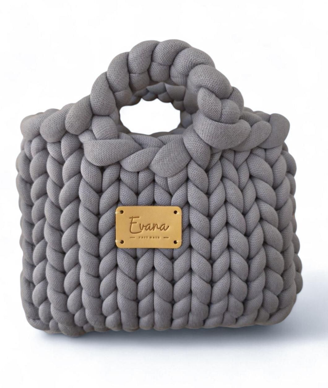 Brumea - petit cabas - logo en cuir