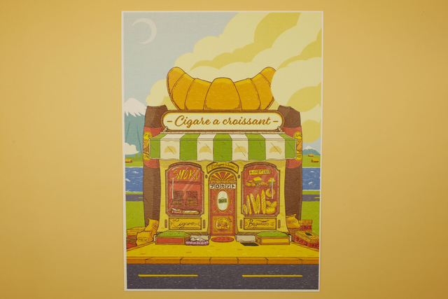 Print A5 - Cigare a croissant