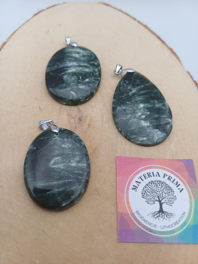 Pendentif séraphinite 