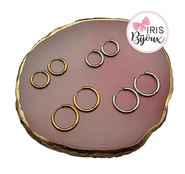 Cerchietto semplice in acciaio inox 