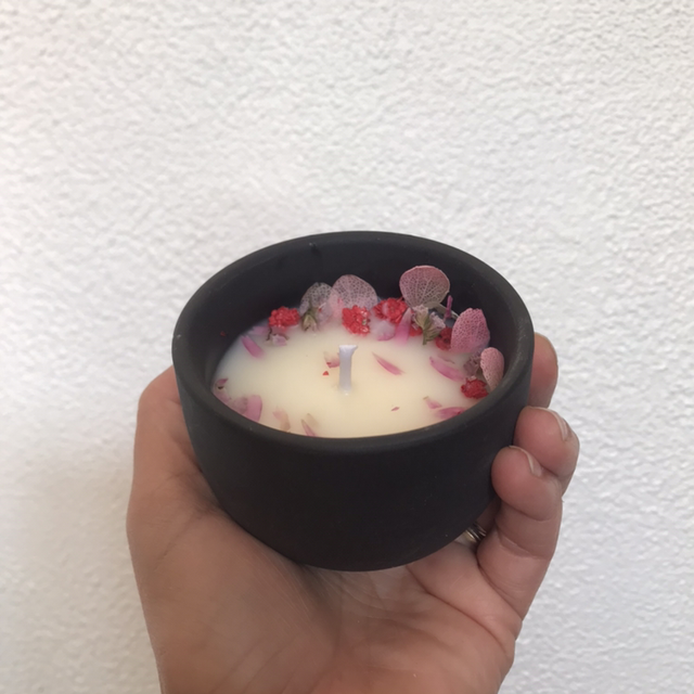 Bougie « fleurs de sakura »